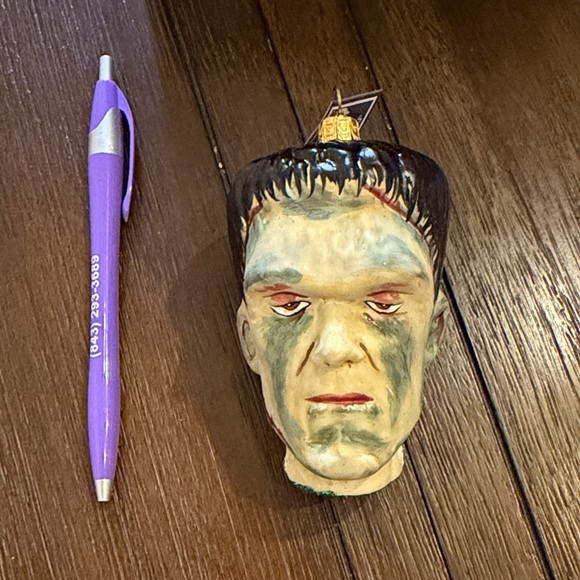 Frankenstein Head Ornament - Picture 2 of 8